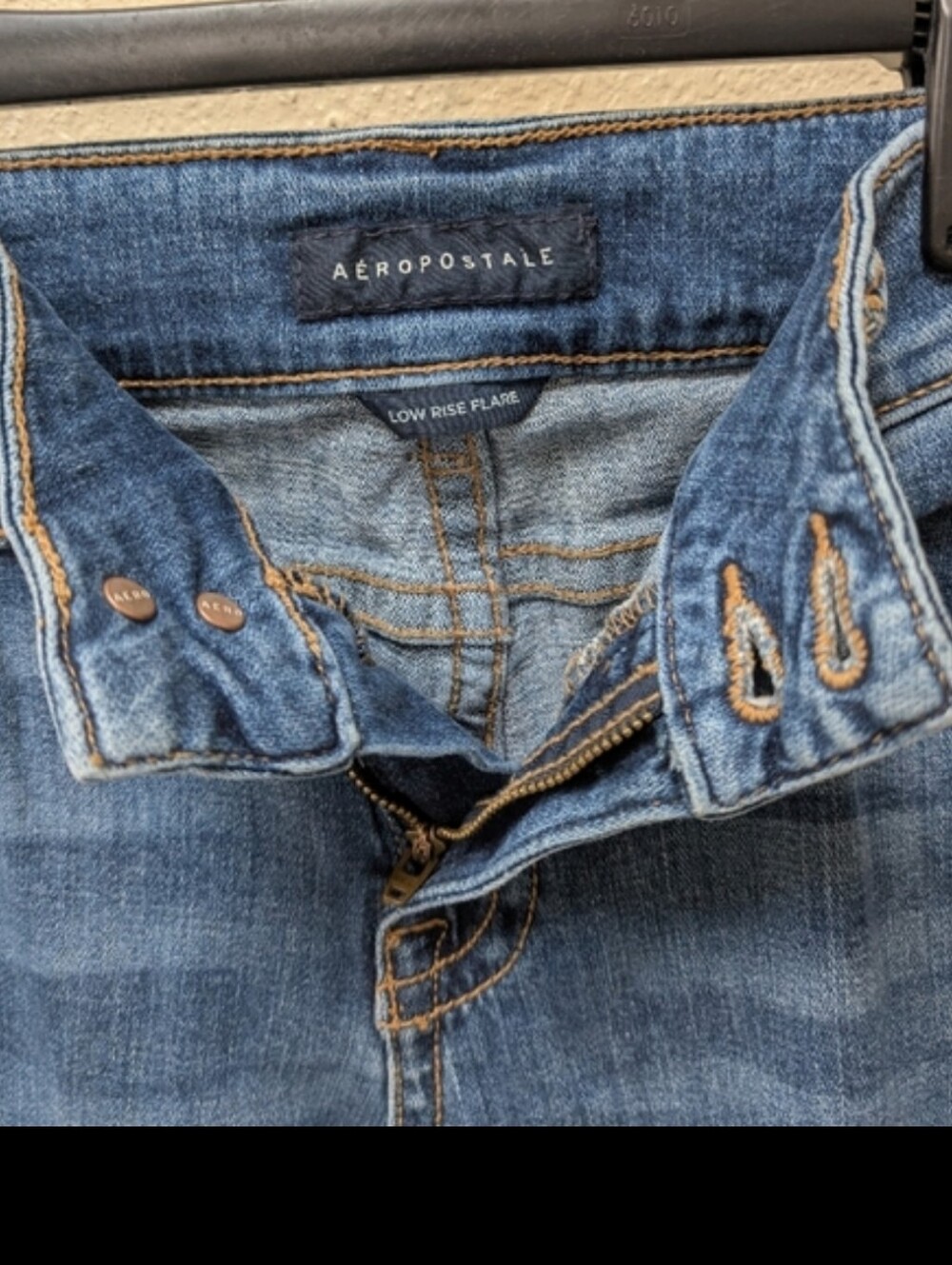 Y2K Style Aeropostale Low Rise Flare Blue Jeans. Size 8